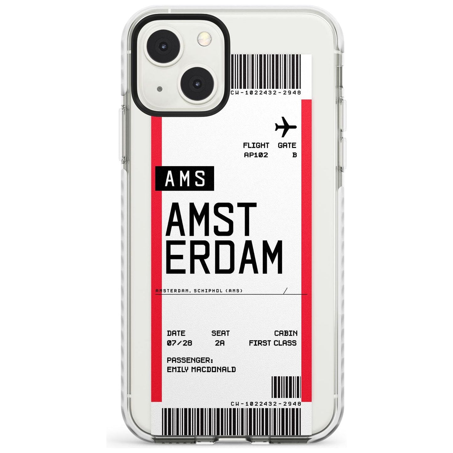 Personalised Amsterdam Boarding Pass