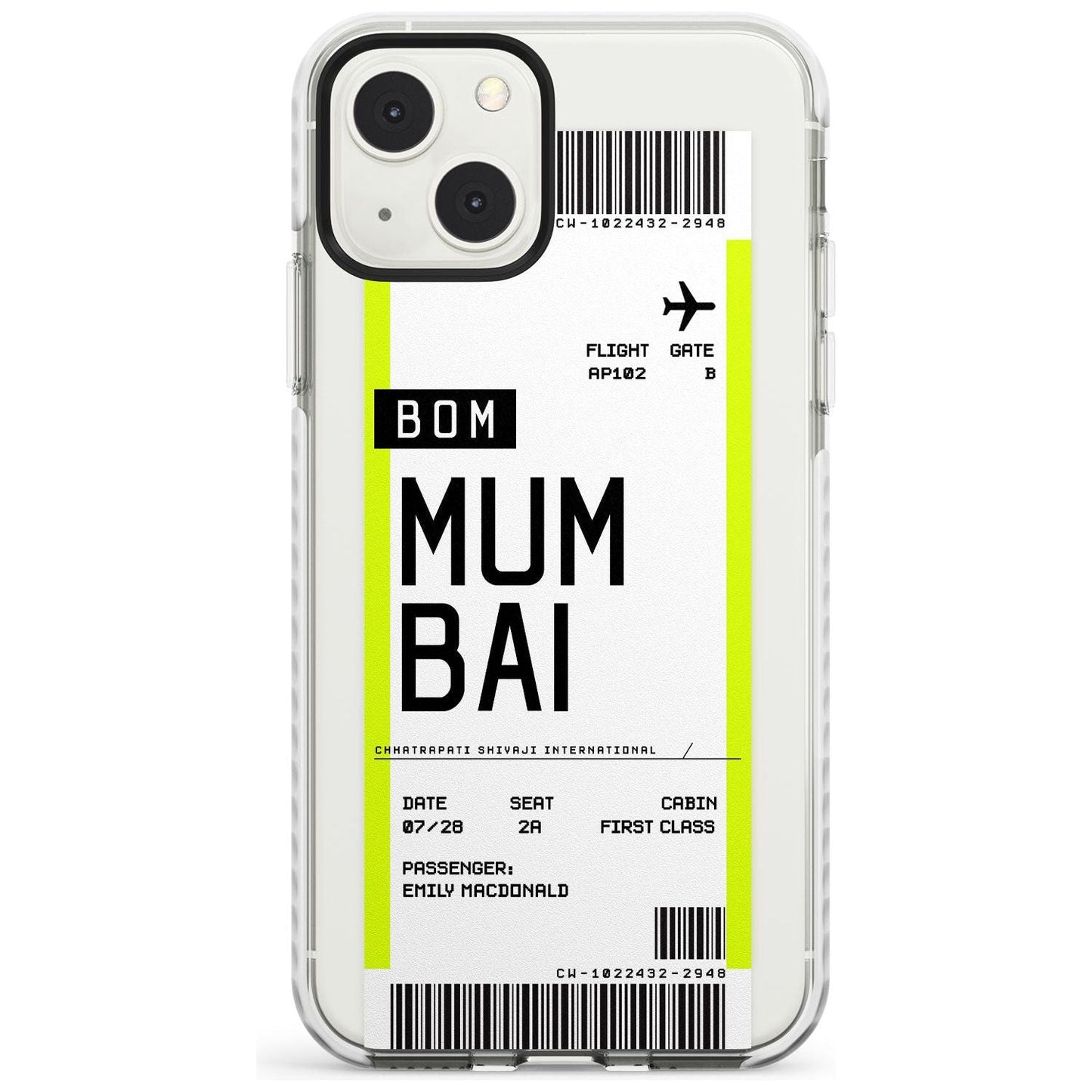 Personalised Mumbai Boarding Pass