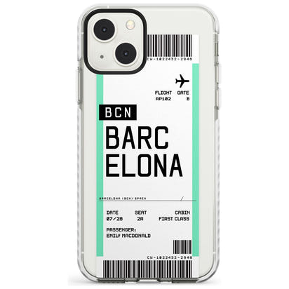 Personalised Barcelona Boarding Pass