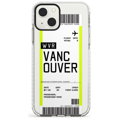 Personalised Vancouver Boarding Pass