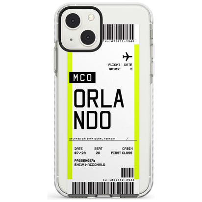Personalised Orlando Boarding Pass