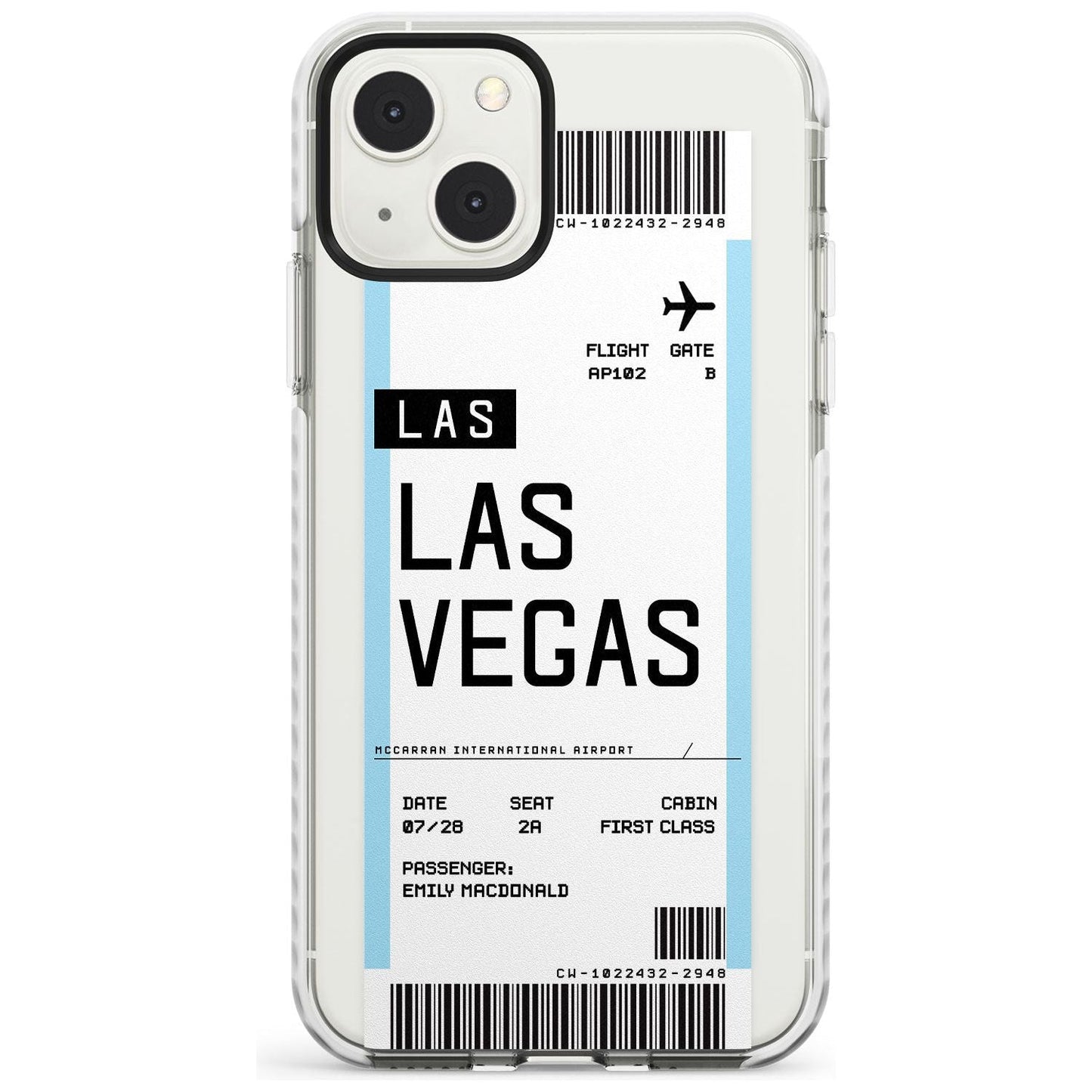 Personalised Las Vegas Boarding Pass