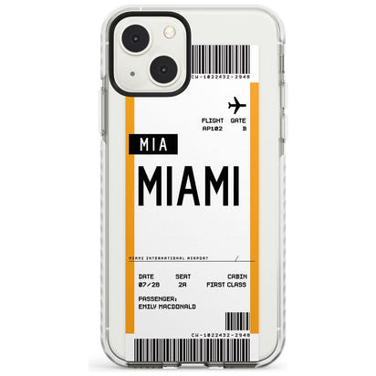 Personalised Miami Boarding Pass