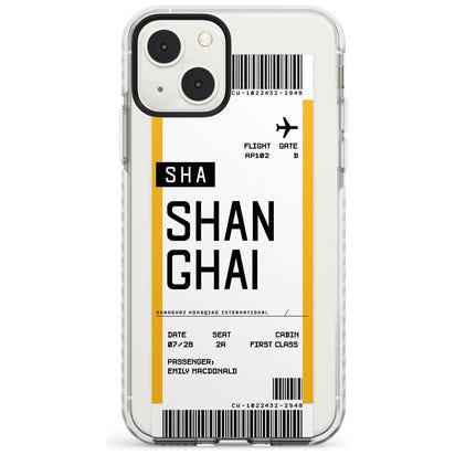 Personalised Shanghai Boarding Pass