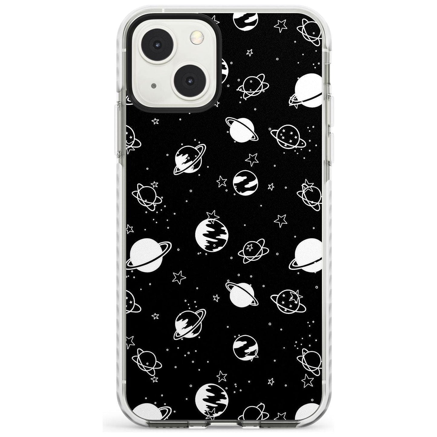 White Planets On Black