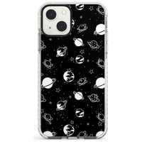 White Planets On Black