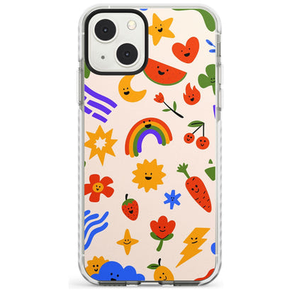 Verspielte Kawaii-Symbole