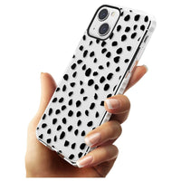 Black Dalmatian Polka Dot