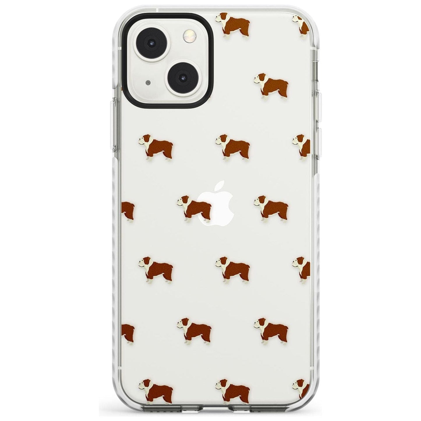 Motif bouledogue clair