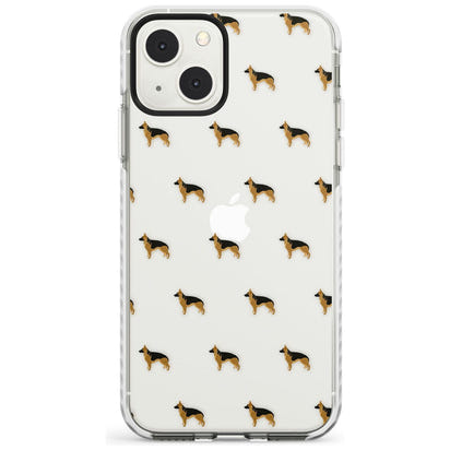 German Shepherd Pattern Clear