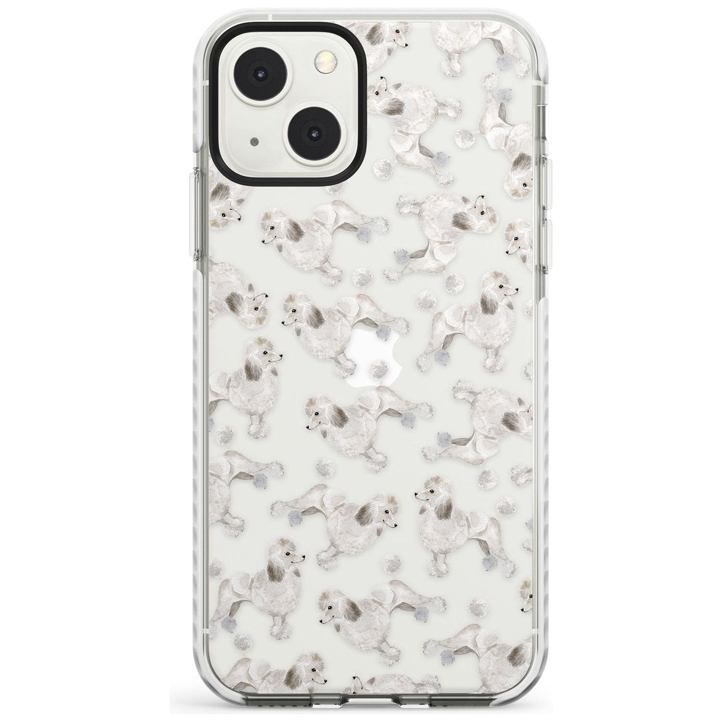 Pudel-Aquarellmuster