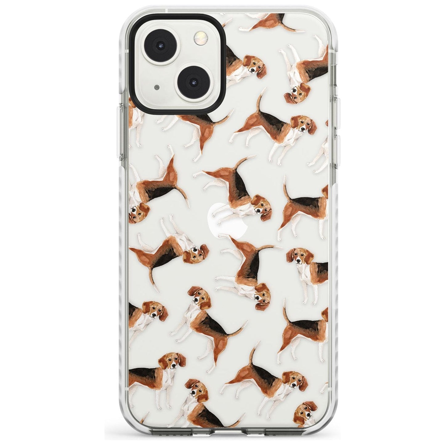 Beagle Watercolor Pattern