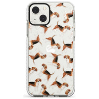 Beagle Watercolor Pattern