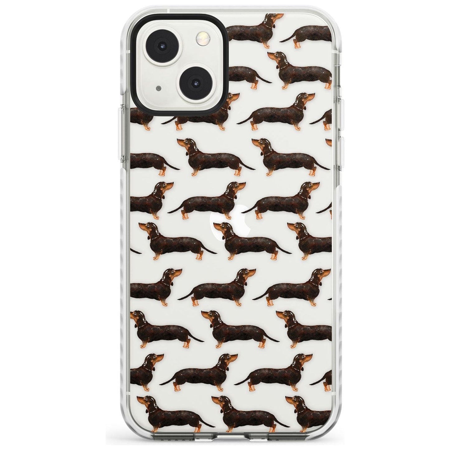 Dachshund Pattern Black Tan