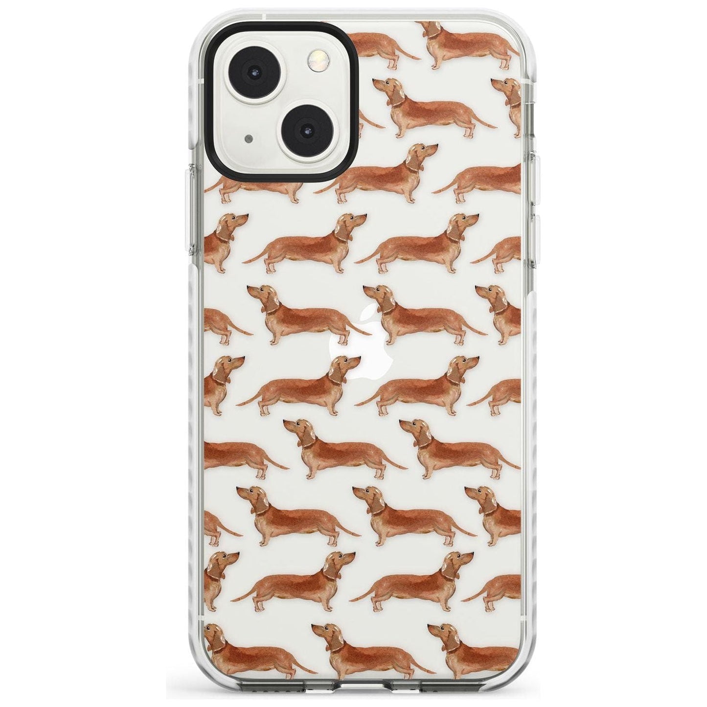 Dachshund Watercolor Dog Pattern