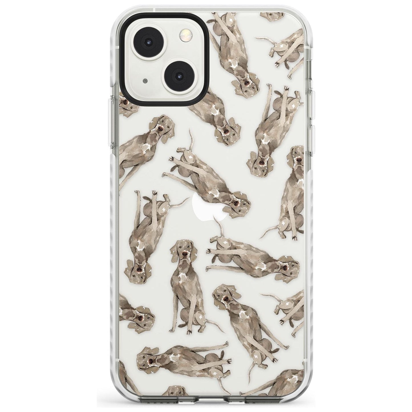 Weimaraner Watercolor Dog