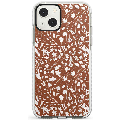 Bouquet de fleurs sauvages sur terre cuite