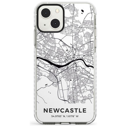 Stadtplan von Newcastle
