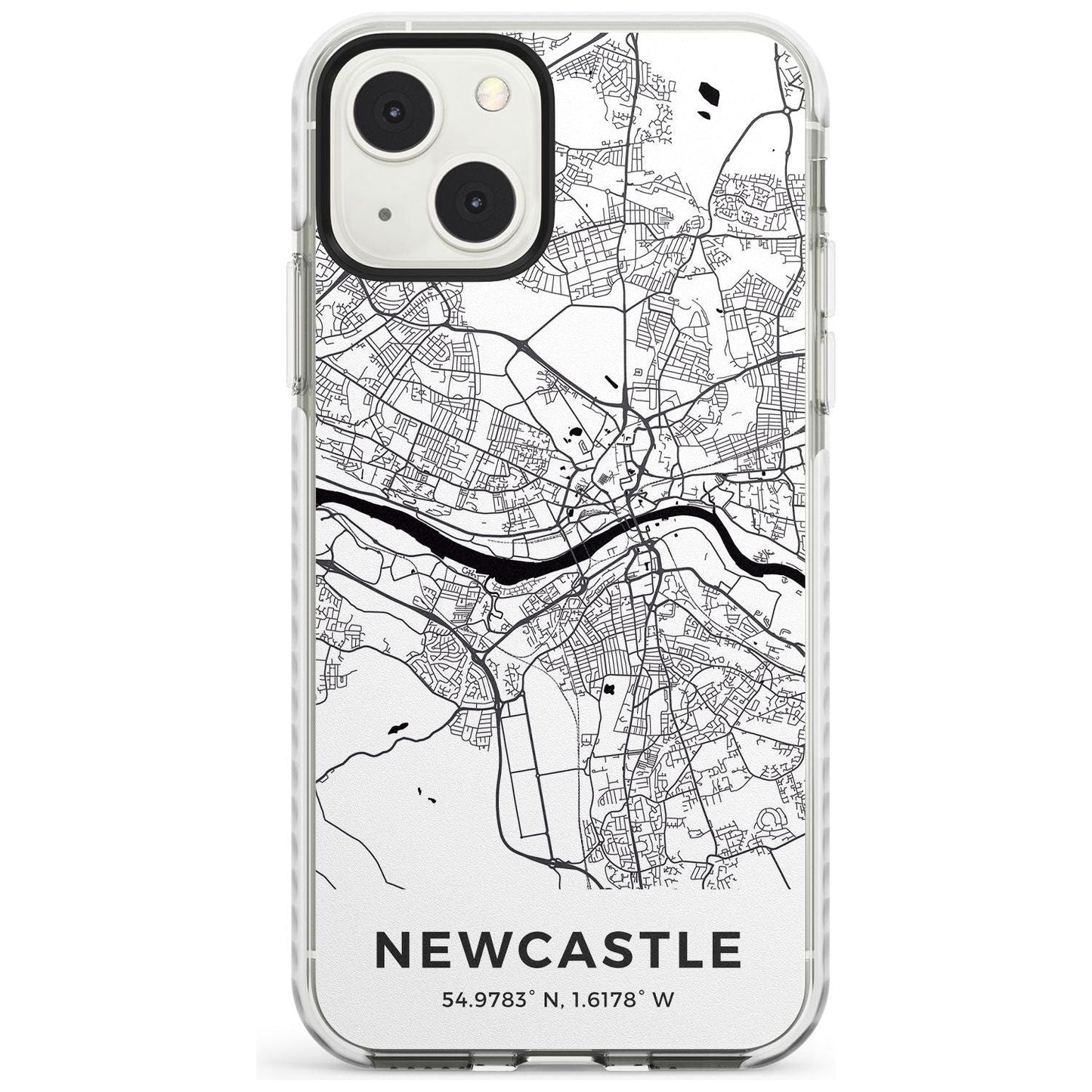 Stadtplan von Newcastle