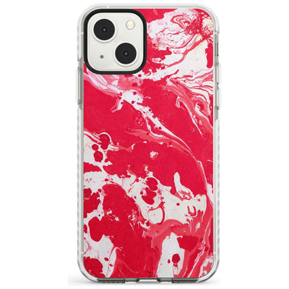 Red & White Marbled