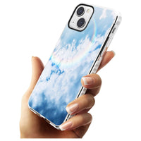 Pastellfarbener Regenbogenhimmel