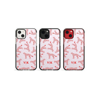 Guépard rouge et rose personnalisé