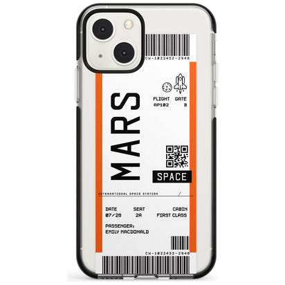 Personalised Mars Travel Ticket
