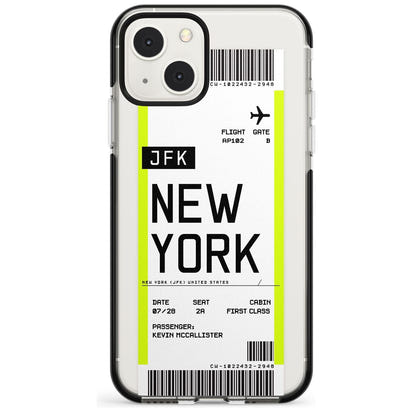 Personalised New York Boarding Pass