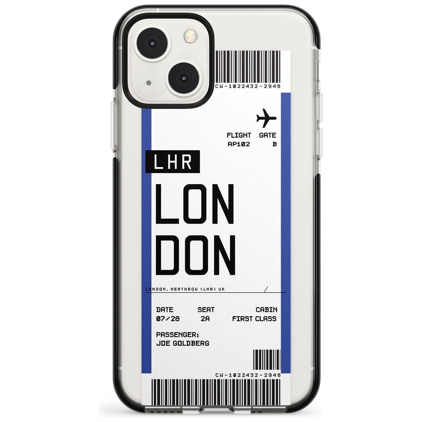 Personalised London Boarding Pass