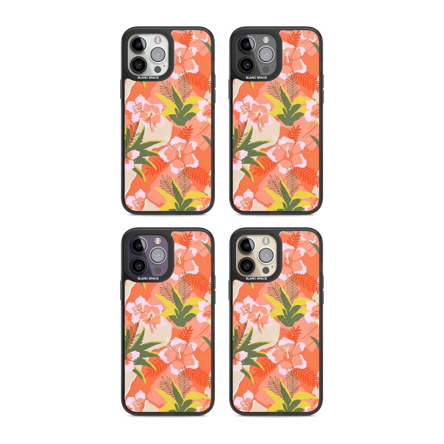 Hawaiian Flowers Abstract Pattern