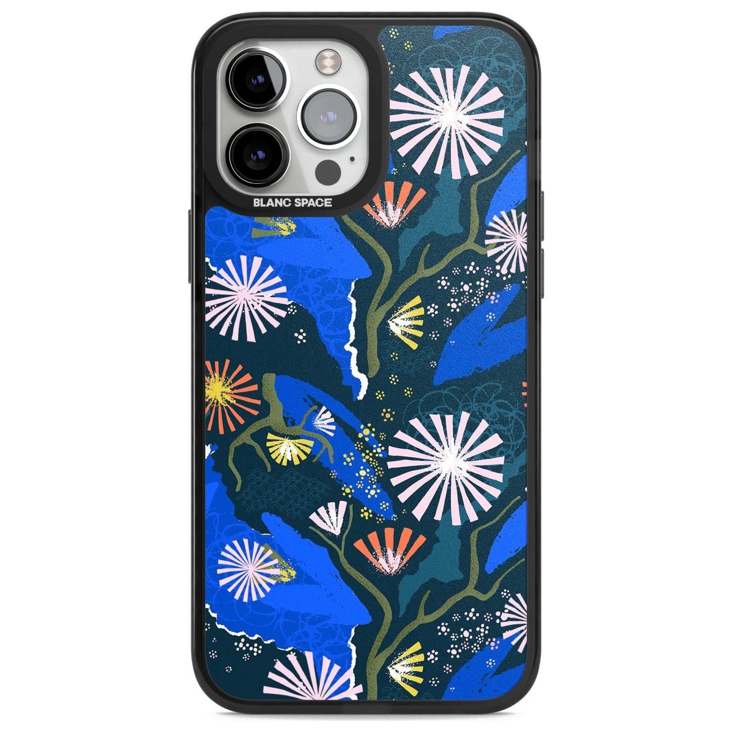 Dark Botanicals Abstract Pattern