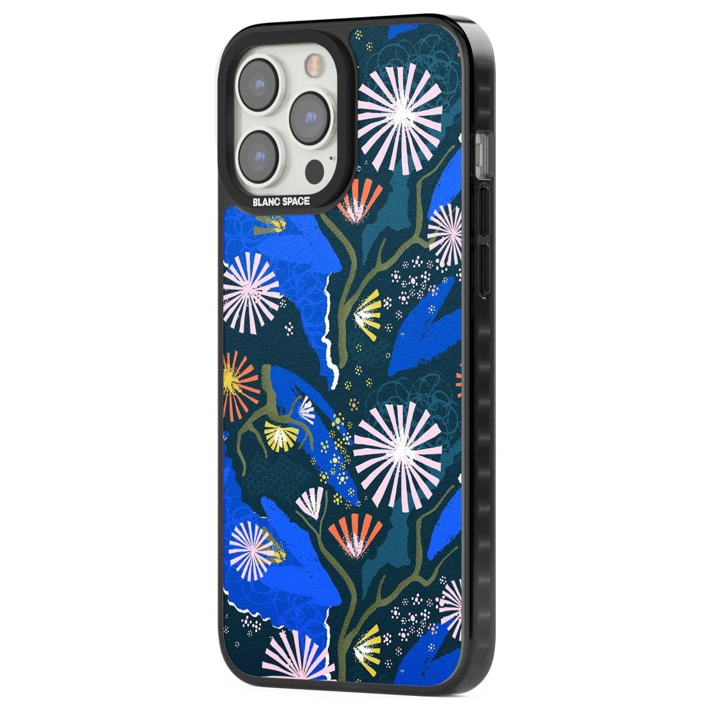 Dark Botanicals Abstract Pattern