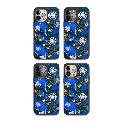 Dark Botanicals Abstract Pattern