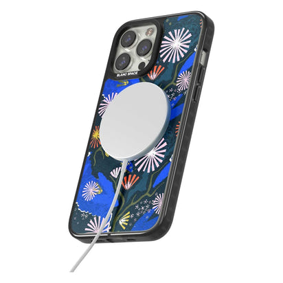 Dark Botanicals Abstract Pattern