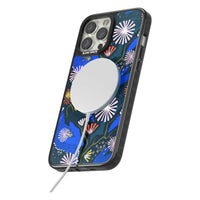 Dark Botanicals Abstract Pattern