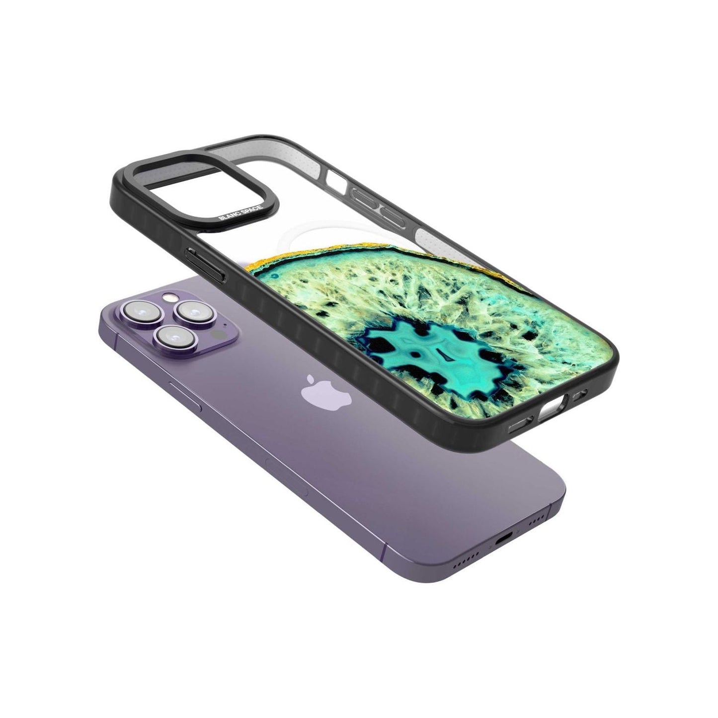 Géode turquoise en cristal