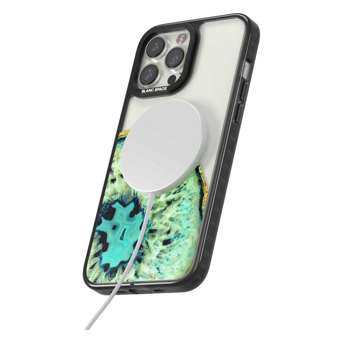 Géode turquoise en cristal