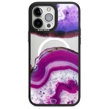 Tranche de cristal d'améthyste