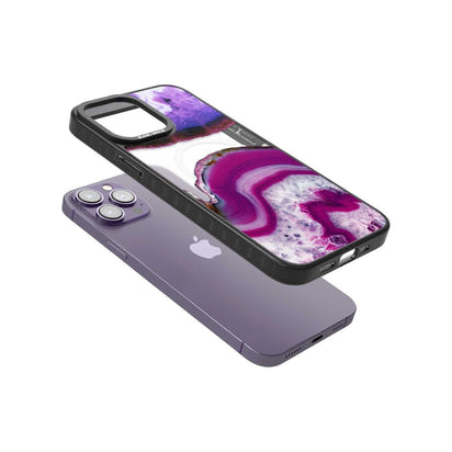 Tranche de cristal d'améthyste