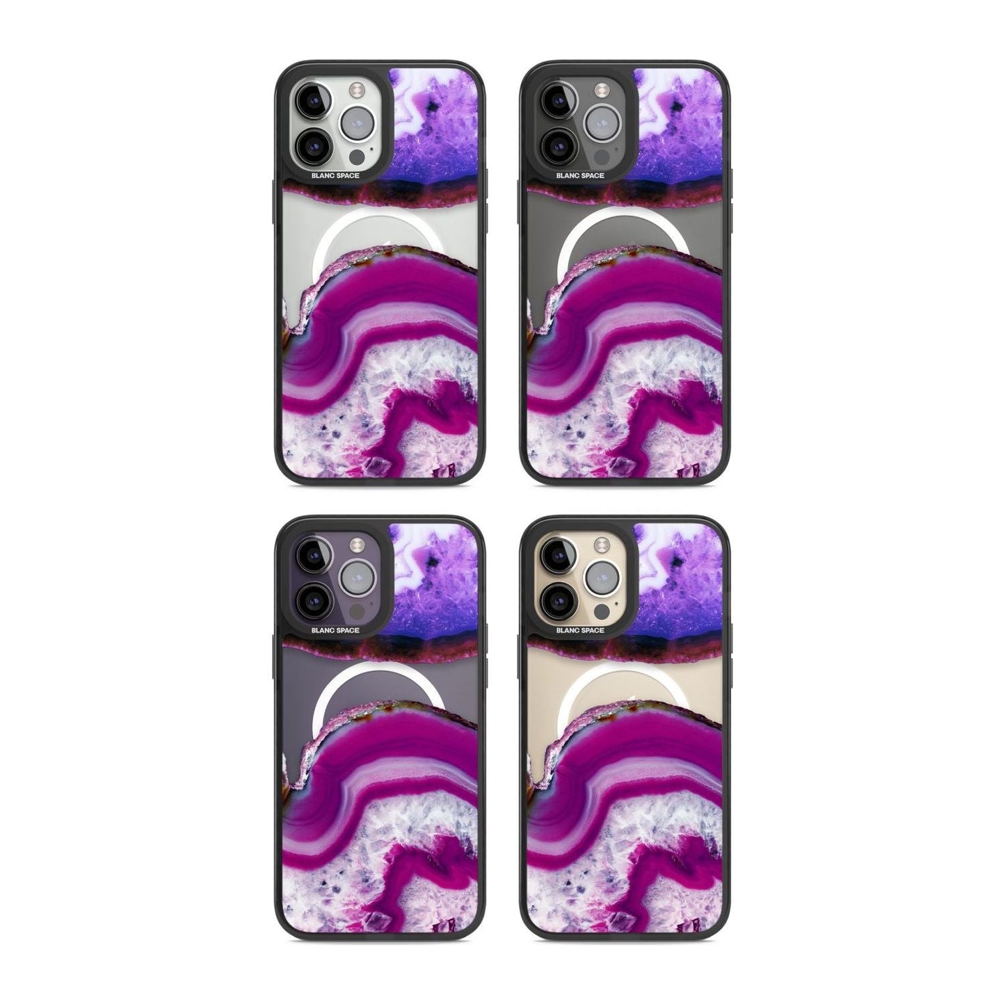 Tranche de cristal d'améthyste