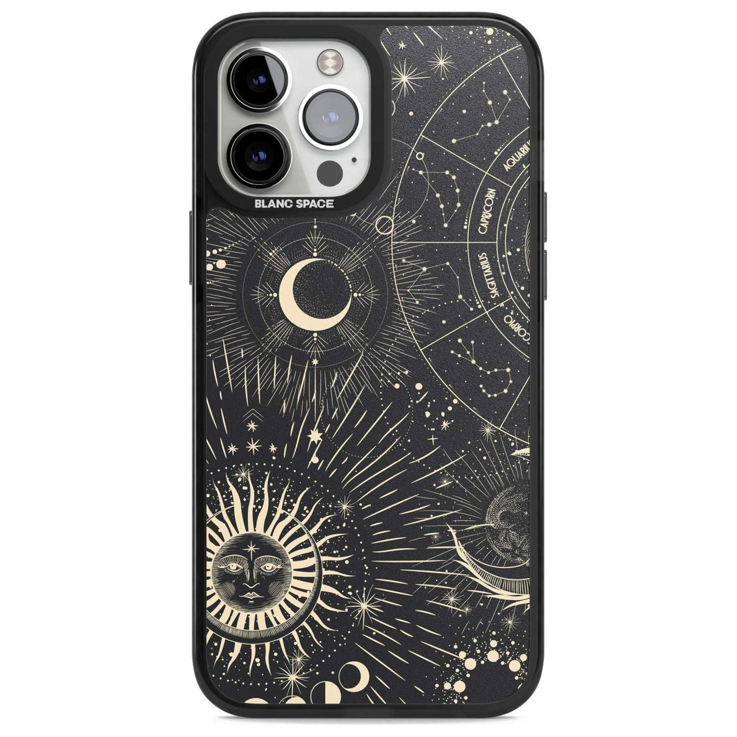 Soleil cosmique et symboles du zodiaque