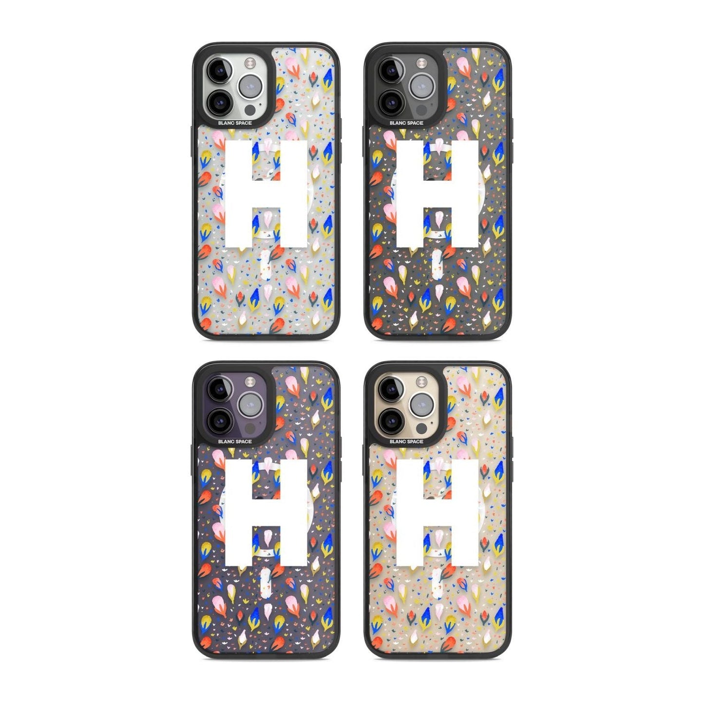 Personalised Abstract Floral Initial