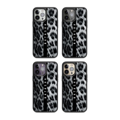 Personalised Snow Leopard Print