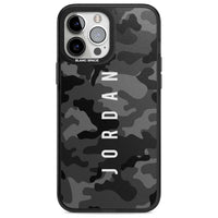 Personalised Black Camouflage Name