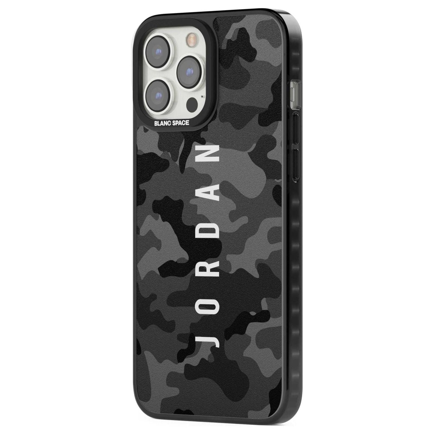 Personalised Black Camouflage Name