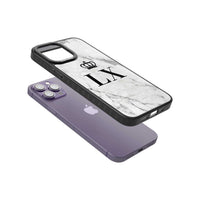 Personalised Initial Crown Marble