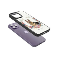 Personalised German Shepherd Floral Portrait