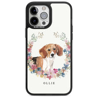 Personalised Beagle Floral Portrait