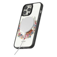 Personalised Tan Dachshund Floral Portrait