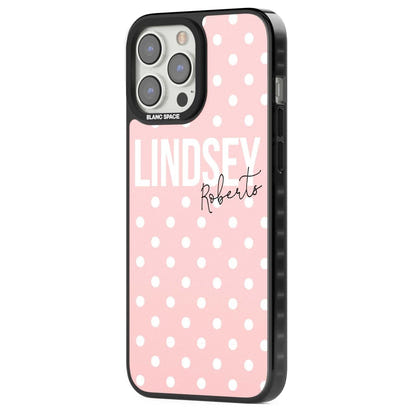 Personalised Pink Polka